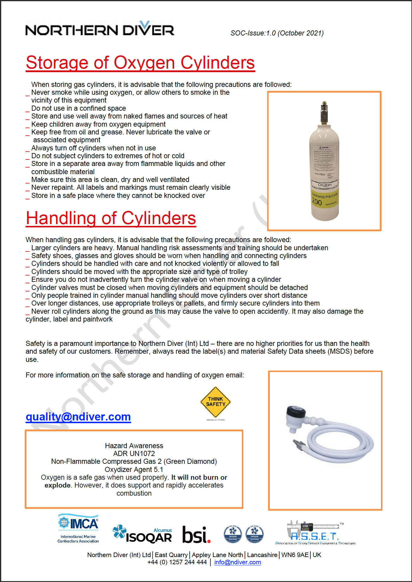 Cylinder Storage & Handling